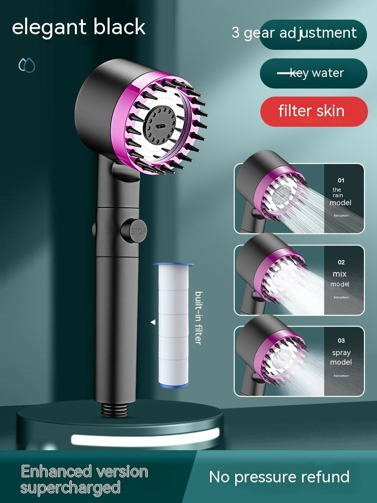 Strong Supercharged Shower Head Bathroom