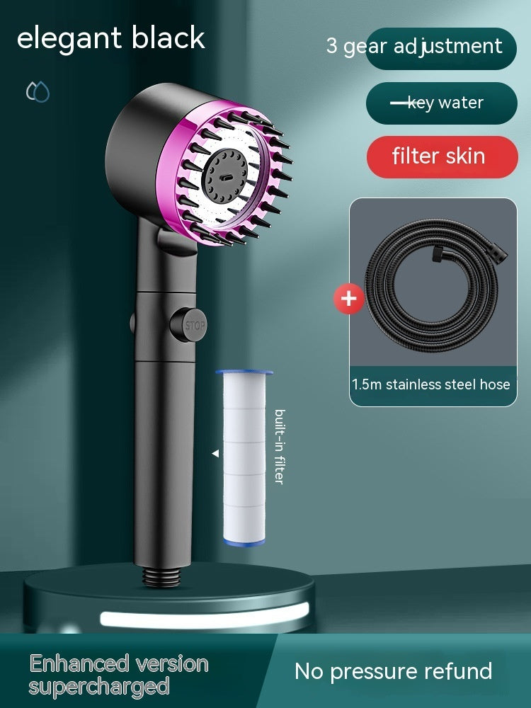 Strong Supercharged Shower Head Bathroom